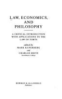 Law, economics, and philosophy