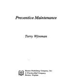 Preventive maintenance