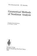Geometrical Methods of Nonlinear Analysis