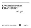 Iowa place names of Indian origin