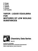 Vapor-Liquid Equilibria for Mixtures of Low-Boiling Substances