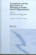 Complexity and the experience of managing in public sector organizations