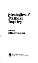 Strategies of Political Inquiry (SAGE Focus Editions)