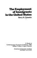 The employment of immigrants in the United States