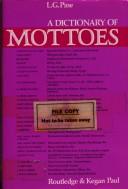 A Dictionary of Mottoes