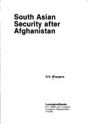 South Asian Security After Afghanistan