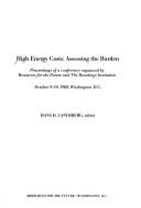 High energy costs--assessing the burden