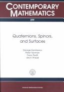 Quaternions, Spinors, and Surfaces