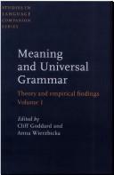 Meaning and Universal Grammar