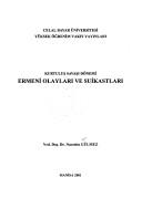 Kurtuluş Savaşı dönemi Ermeni olayları ve suikastları