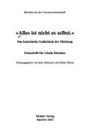 Alles ist nicht es selbst