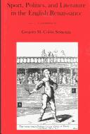 Sport, politics, and literature in the English Renaissance