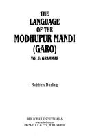 The language of the Modhupur Mandi, Garo