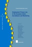 Employment Privacy Law in the European Union
