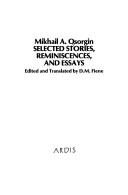 Selected stories, reminiscences, and essays