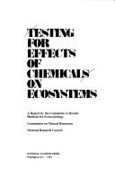 Testing for effects of chemical on ecosystems