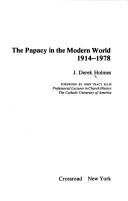 Papacy in the Modern World 1914-1978