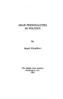Arab Personalities in Politics