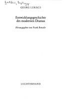 Entwicklungsgeschichte des modernen Dramas