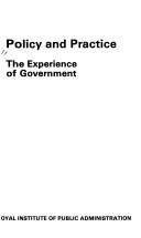 Policy and practice