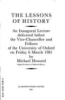 The Lessons of History