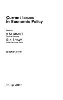 Current issues in economic policy