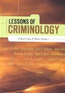 Lessons of criminology