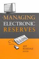 Managing electronic reserves