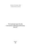First National Report for the Convention on Biological Diversity, Brazil