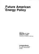 Future American energy policy