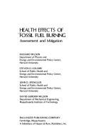 Health effects of fossil fuel burning