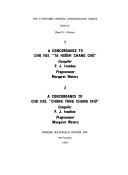 A concordance to Chu Hsi, "Ta hsüeh chang chü"