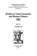 Studies in Latin literature and Roman history