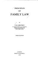 Principles of family law
