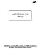 A Study of the Evaluation of Research Papers by Primary Journals in the U.K.
