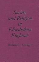 Society and religion in Elizabethan England