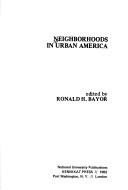 Neighborhoods in urban America