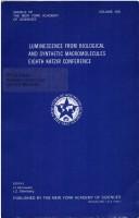 Luminescence from Biological and Synthetic Macromolecules