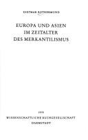 Europa und Asien im Zeitalter des Merkantilismus