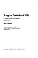 Program Evaluation at HEW