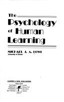The Psychology of Human Learning