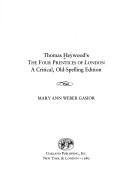 Thomas Heywood's The four prentices of London