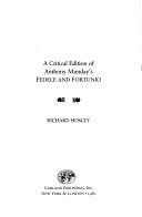 A Critical Edition of Anthony Munday's Fedele and Fortunio