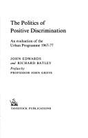 The Politics of Positive Discrimination