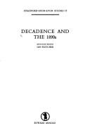 Decadence and the 1890s