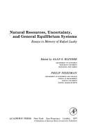 Natural resources, uncertainty, and general equilibrium systems