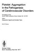Platelet Aggregation in the Pathogenesis of Cerebrovascular Disorders