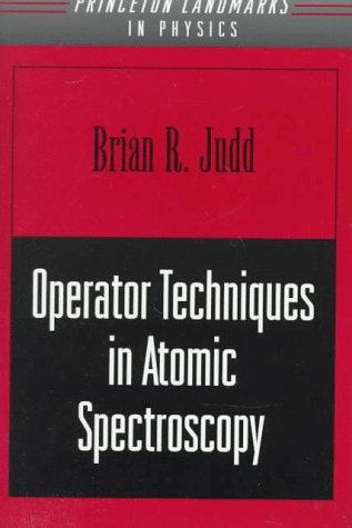 Operator techniques in atomic spectroscopy
