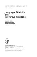 Language, ethnicity, and intergroup relations