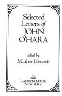 Selected letters of John O'Hara